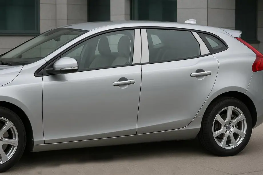 Volvo V40 2012– RVS deurstijl sierlijsten Image
