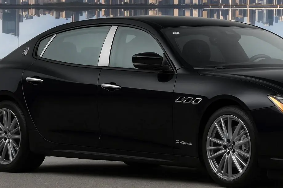 Maserati Quattroporte 2013–2023 RVS deurstijlbekleding (4 stuks) Image