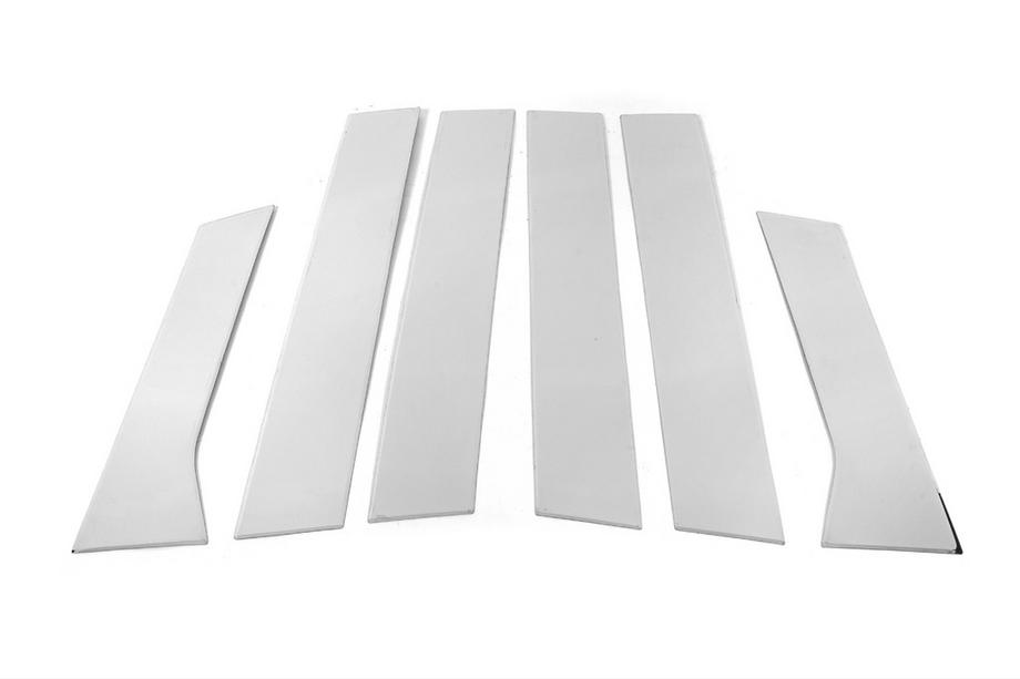Opel Astra J 2009–2015 Chroom deurstijl covers (HB/SD) (6 stuks, RVS) Foto 2
