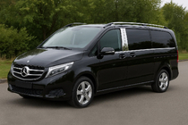 Mercedes Vito/V-klasse W447 2014– RVS deurstijlbekleding (4 stuks) foto 1