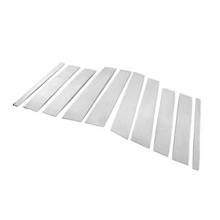 Chroom deurstijllijsten (10 stuks, roestvrij staal) foto 3