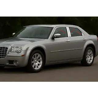 RVS deursstijl sierlijsten (6-delig) Chrysler C300 2004–2011 foto 1
