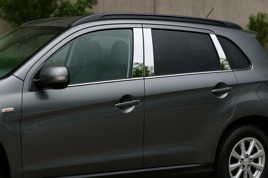Mitsubishi ASX 2010–2023 RVS deursstijl sierlijsten (6-delig) Image