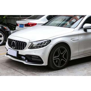Bodykit met diffuser (AMG C63-designs 2018-2021) Mercedes C-klasse W205 2014–2021 foto 1