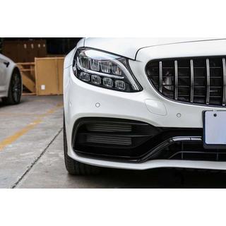 Bodykit met diffuser (AMG C63-designs 2018-2021) Mercedes C-klasse W205 2014–2021 foto 2