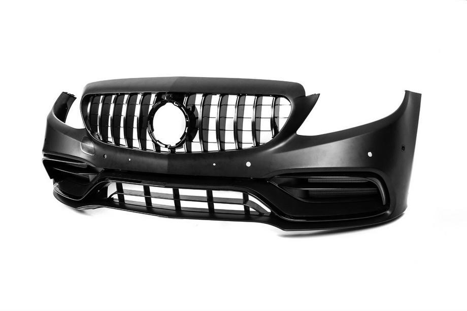 Mercedes C-klasse W205 2014–2021 Bodykit met diffuser (AMG C63-designs 2018-2021) Foto 10