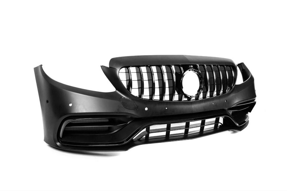 Mercedes C-klasse W205 2014–2021 Bodykit met diffuser (AMG C63-designs 2018-2021) Foto 12