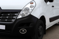 Opel Movano 2010–2021 Chroom sierlijsten voor mistlampen Carmos (2 stuks, RVS) foto 3