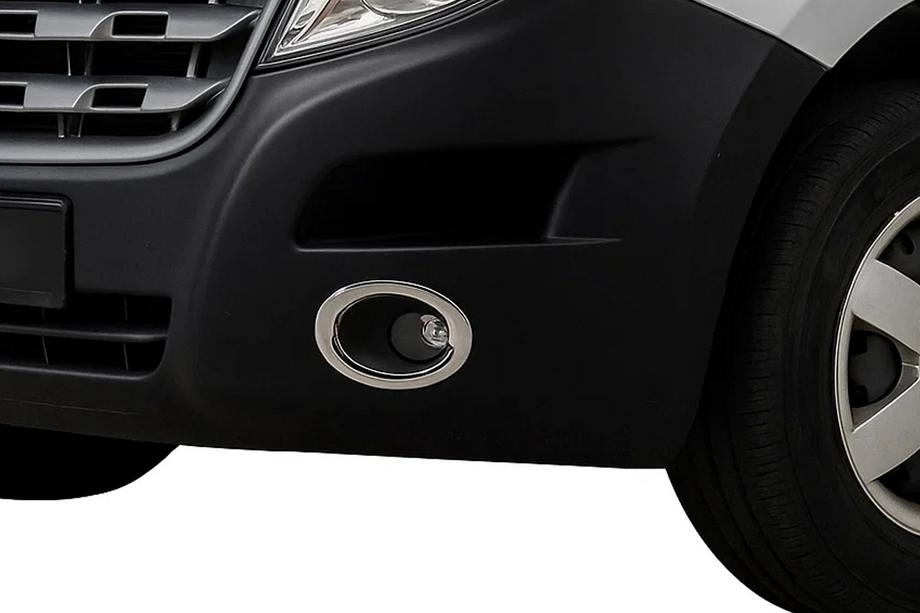 Opel Movano 2010–2021 Chroom sierlijsten voor mistlampen Carmos (2 stuks, RVS) Image