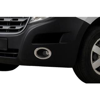 Chroom sierlijsten voor mistlampen Carmos (2 stuks, RVS) Nissan NV400 2010–2024 foto 1