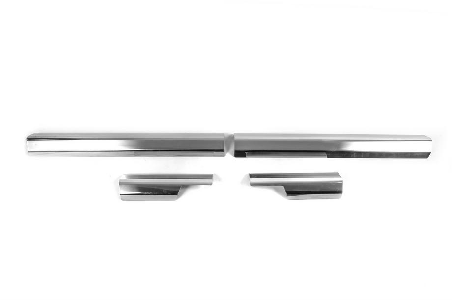 Volkswagen Golf 7/E-Golf 2012–2020 Carmos RVS interieur instaplijsten (set van 4) Image