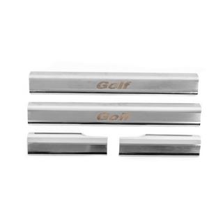 Carmos RVS interieur instaplijsten (set van 4) Volkswagen Golf 6 2008–2014 foto 1