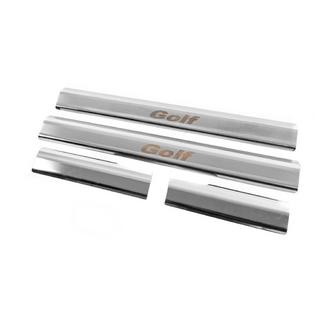 Carmos RVS interieur instaplijsten (set van 4) Volkswagen Golf 6 2008–2014 foto 2