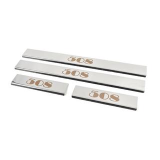 Carmos dorpellijsten (set 4 stuks, RVS) Peugeot 508 2010–2018 foto 2