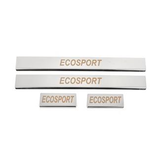 Carmos dorpellijsten (set 4 stuks, RVS)