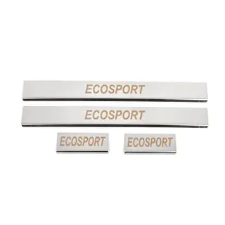 Carmos dorpellijsten (set 4 stuks, RVS)