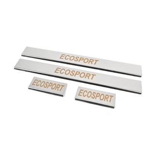 Carmos dorpellijsten (set 4 stuks, RVS) Ford EcoSport 2013–2022 foto 2