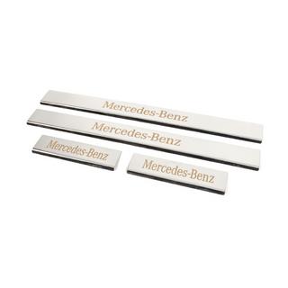 Carmos dorpellijsten (set 4 stuks, RVS) Mercedes C-klasse W204 2007–2015 foto 2