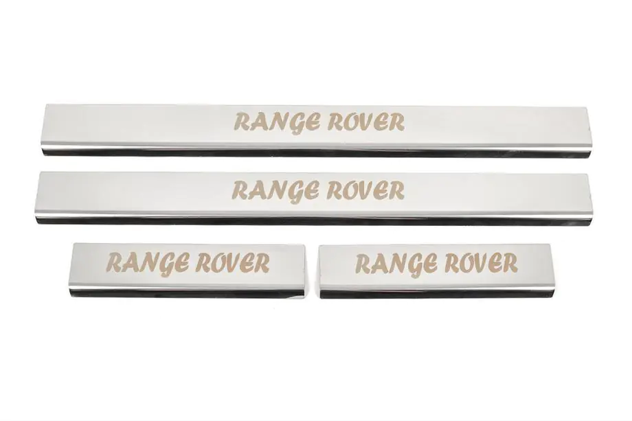 Range Rover III L322 2002–2012 Dorpellijsten (Carmos, 4 stuks, RVS) Image