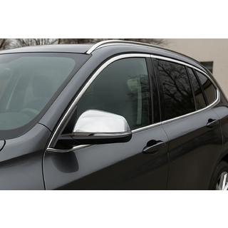 Spiegelkappen (2 stuks, RVS) Carmos BMW X1 F48 2015–2022 foto 1