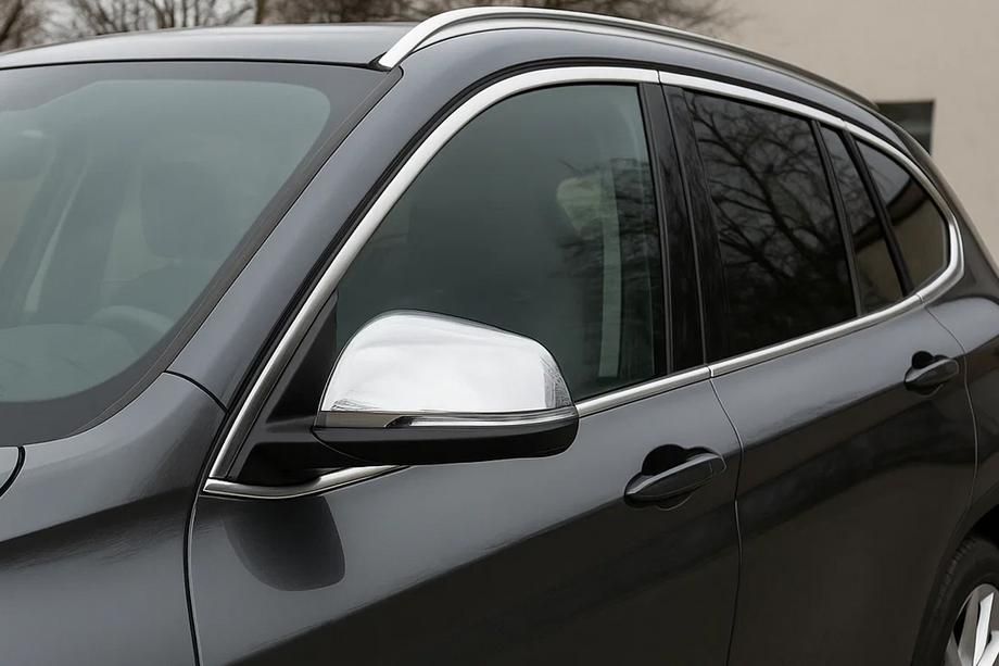 BMW X1 F48 2015–2022 Spiegelkappen (2 stuks, RVS) Carmos Image