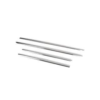 Buitenste raamomlijsting set (Sedan, 4-delig, RVS) Renault Symbol 1999–2008 foto 4