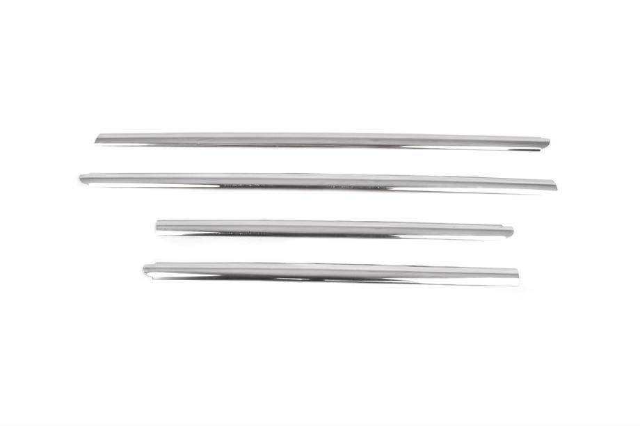 Renault Symbol 1999–2008 Buitenste raamomlijsting set (Sedan, 4-delig, RVS) Foto 3