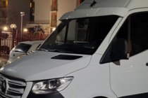 Volkswagen Crafter 2006–2016 Zonneklep voor voorruit op frame (Wit, 5 mm) foto 6