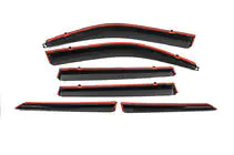 Toyota Land Cruiser Prado 150 2009–2023 Raamwindschermen met chromen sierlijst Niken Luxury (6 stuks) foto 4