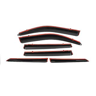 Raamwindschermen met chromen sierlijst Niken Luxury (6 stuks) Toyota Land Cruiser Prado 150 2009–2023 foto 4
