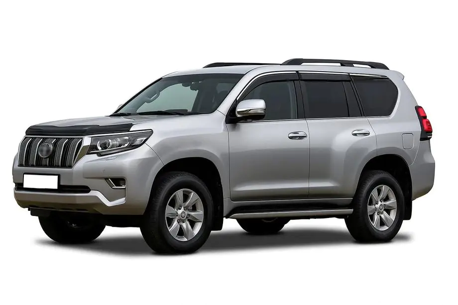 Toyota Land Cruiser Prado 150 2009–2023 Raamwindschermen met chromen sierlijst Niken Luxury (6 stuks) Image