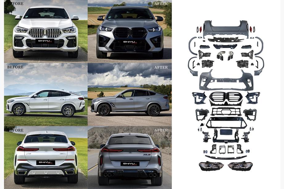 BMW X6 G06 2019–2027 Facelift kit voor X6M F96 2024 Foto 1