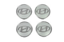 Hyundai Grijze velgnaafdoppen hyun60tur-sir (59 mm / 55 mm, 4 stuks) foto 1