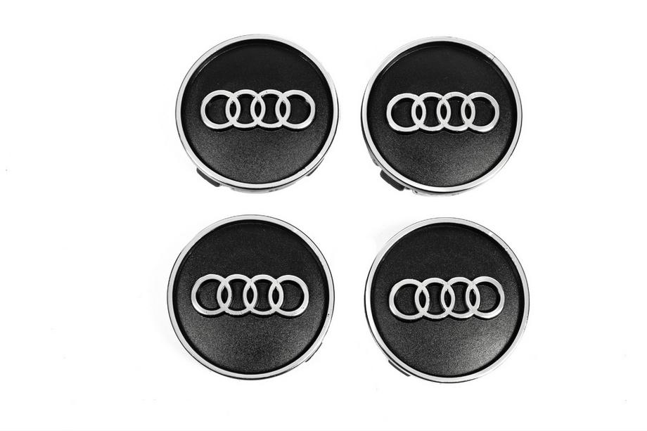 Audi Naafdoppen zwart au5955 (59 mm naar 55 mm, 4 stuks) Image