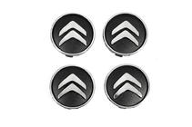 Citroen Naafdoppen voor velgen, zwart cit5955tur-bl (59 mm naar 55 mm, 4 stuks) foto 1