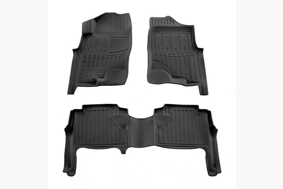 Nissan Navara 2006–2015 Stingray 3D automatten (5 stuks, polyurethaan) Image