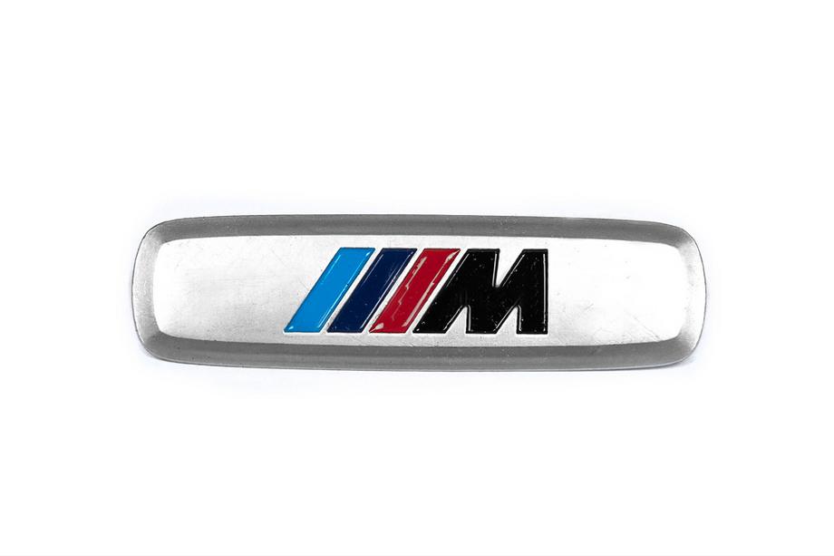 BMW Aluminium embleem voor automatten (1 st., M Series) Foto 1