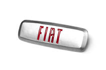 Fiat Aluminium badge voor automatten (1 st.) foto 2