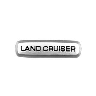 Land Cruiser aluminium embleem voor automatten (1 st.) foto 1