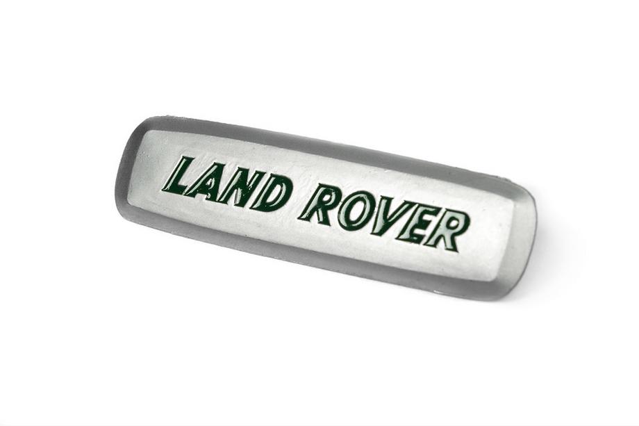 LandRover Aluminium badge voor automatten (1 st.) Foto 2