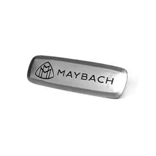 Maybach aluminium embleem voor automatten (1 st) foto 2