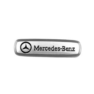 Mercedes aluminium embleem voor automatten (1 st.)
