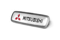 Mitsubishi Aluminium badge voor automatten (1 st.) foto 2