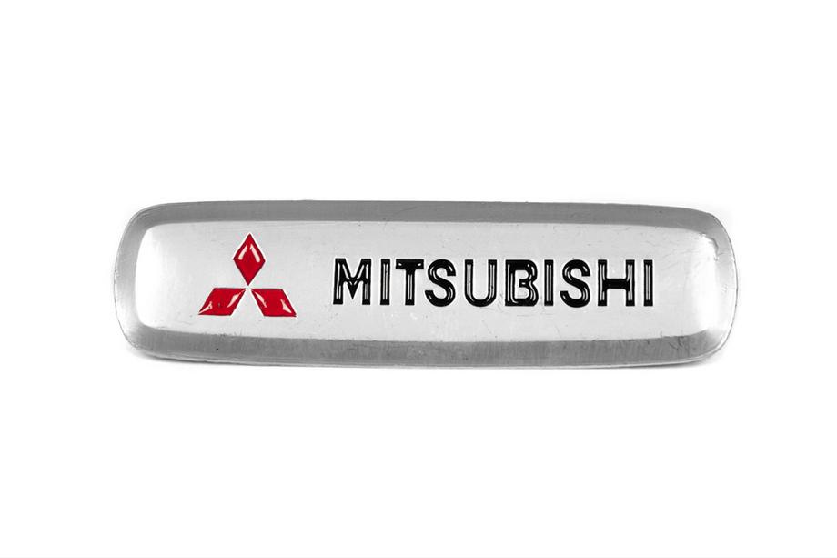 Mitsubishi Aluminium badge voor automatten (1 st.) Image
