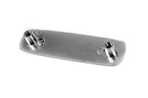 Tesla Aluminium badge voor automatten (1 st.) foto 4