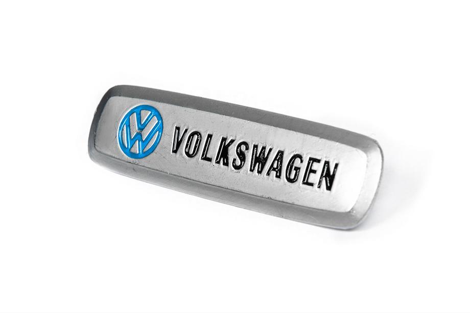 Volkswagen Aluminium badge voor automatten (1 st.) Foto 2