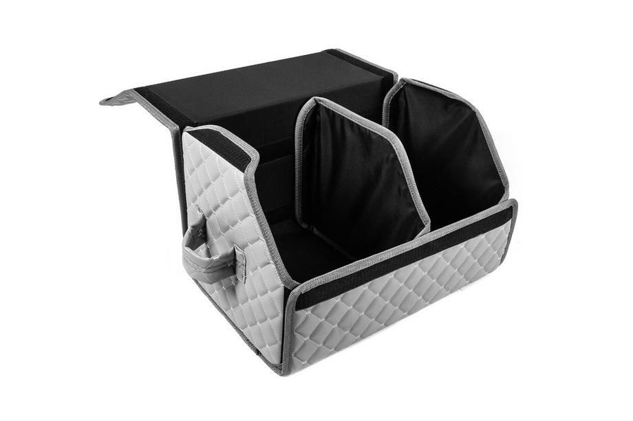 ECO kofferbak-organizertas (50x30x30, lichtgrijs) Foto 5