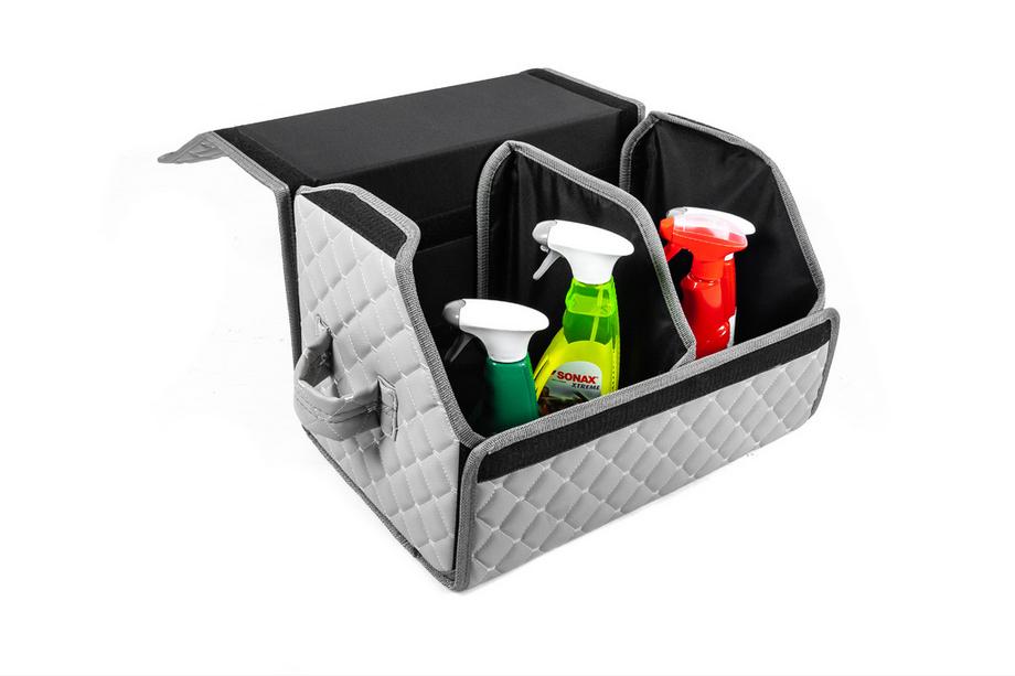 ECO kofferbak-organizertas (50x30x30, lichtgrijs) Foto 6