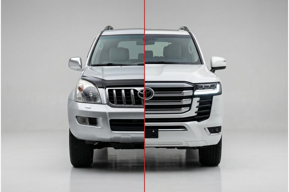 Toyota Land Cruiser Prado 120 2002–2009 Facelift kit voor LC 300 Foto 1