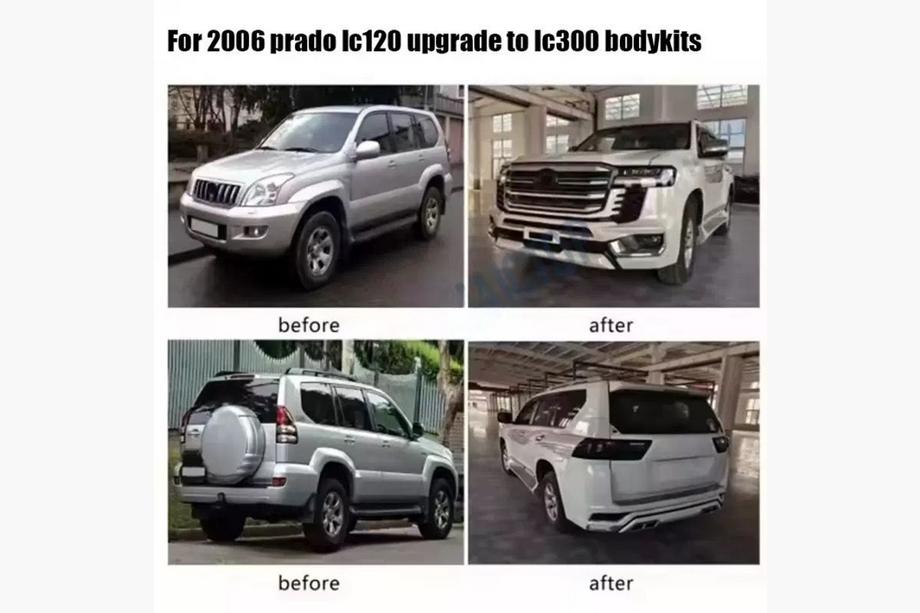 Toyota Land Cruiser Prado 120 2002–2009 Facelift kit voor LC 300 Foto 7
